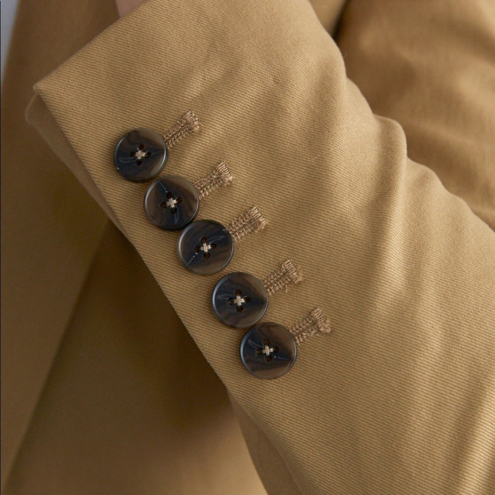 Billie the Label New With Tags Diana Blazer Color Khaki Size XS - Picture 9 of 15